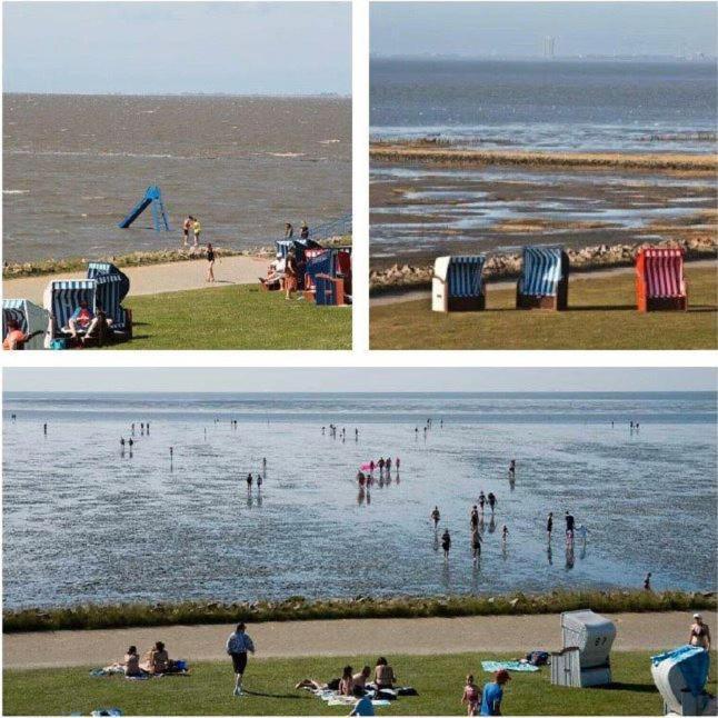 Deichwohnung Strandweg 7 Friedrichskoog-Spitz Buitenkant foto